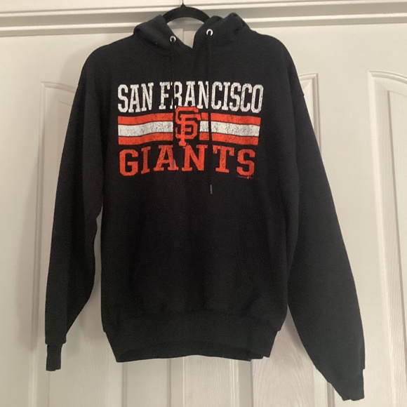 San Francisco Giants Hoodie Sweatshirt, Size Medium, Black, Orange, White, Black - Picture 1 of 2